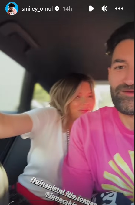 Gina Pistol, pe scena festivalului Neversea alături de Smiley. Cei doi au cântat împreună, iar la final s-au sărutat