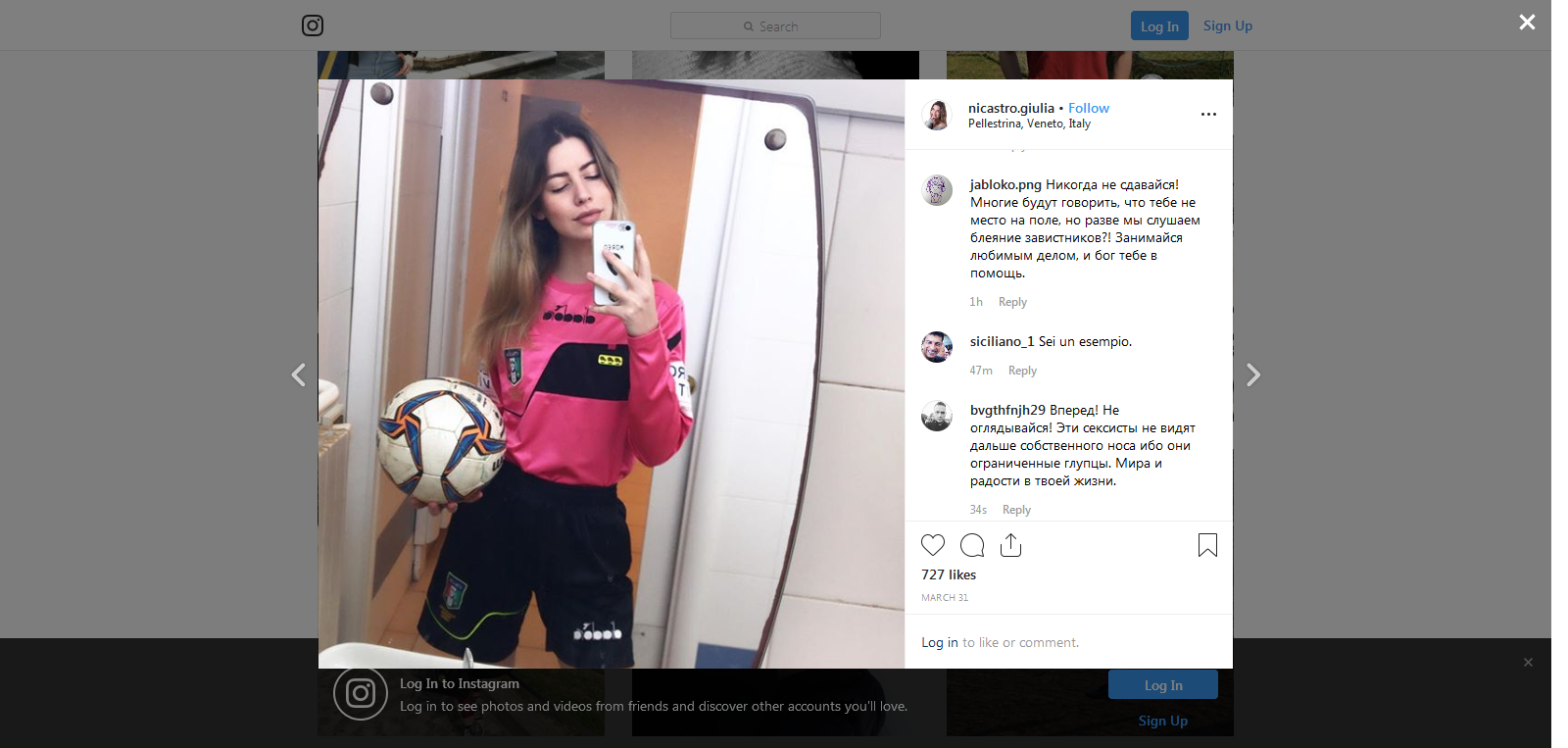 FOTO | Scandal în fotbalul din Italia, după ce un junior de 14 ani și-a dat șortul jos și i-a cerut arbitrului să-i facă sex oral! Cum a reacționat Giulia Nicastro