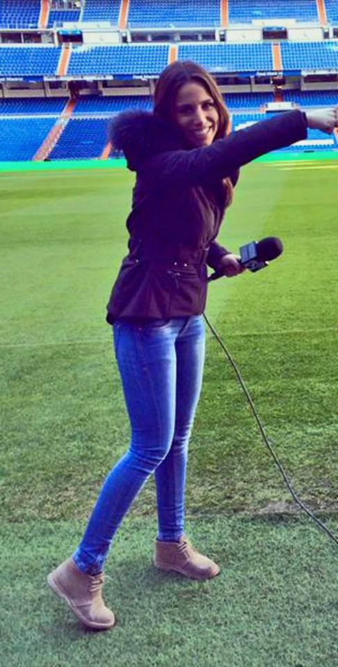 Lucia Villalon, cea mai tehnică jurnalistă din lume! Face show în pauza emisiunilor de sport pe care le moderează | VIDEO
