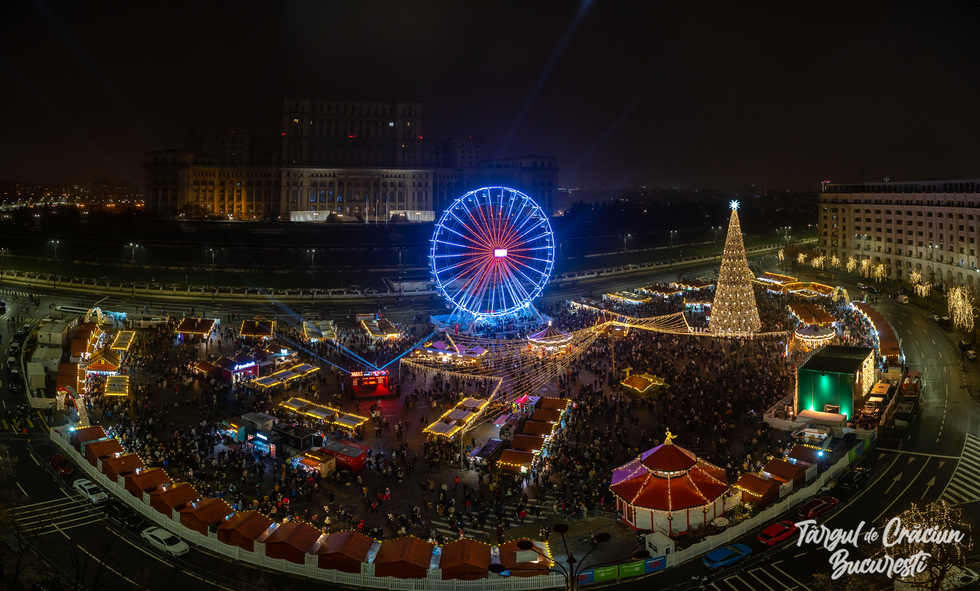 Târgul de Crăciun București 2024. Cel mai mare târg din România: peste 130 de căsuțe, roată panoramică, trenuleț, carusel, concerte și multe spectacole