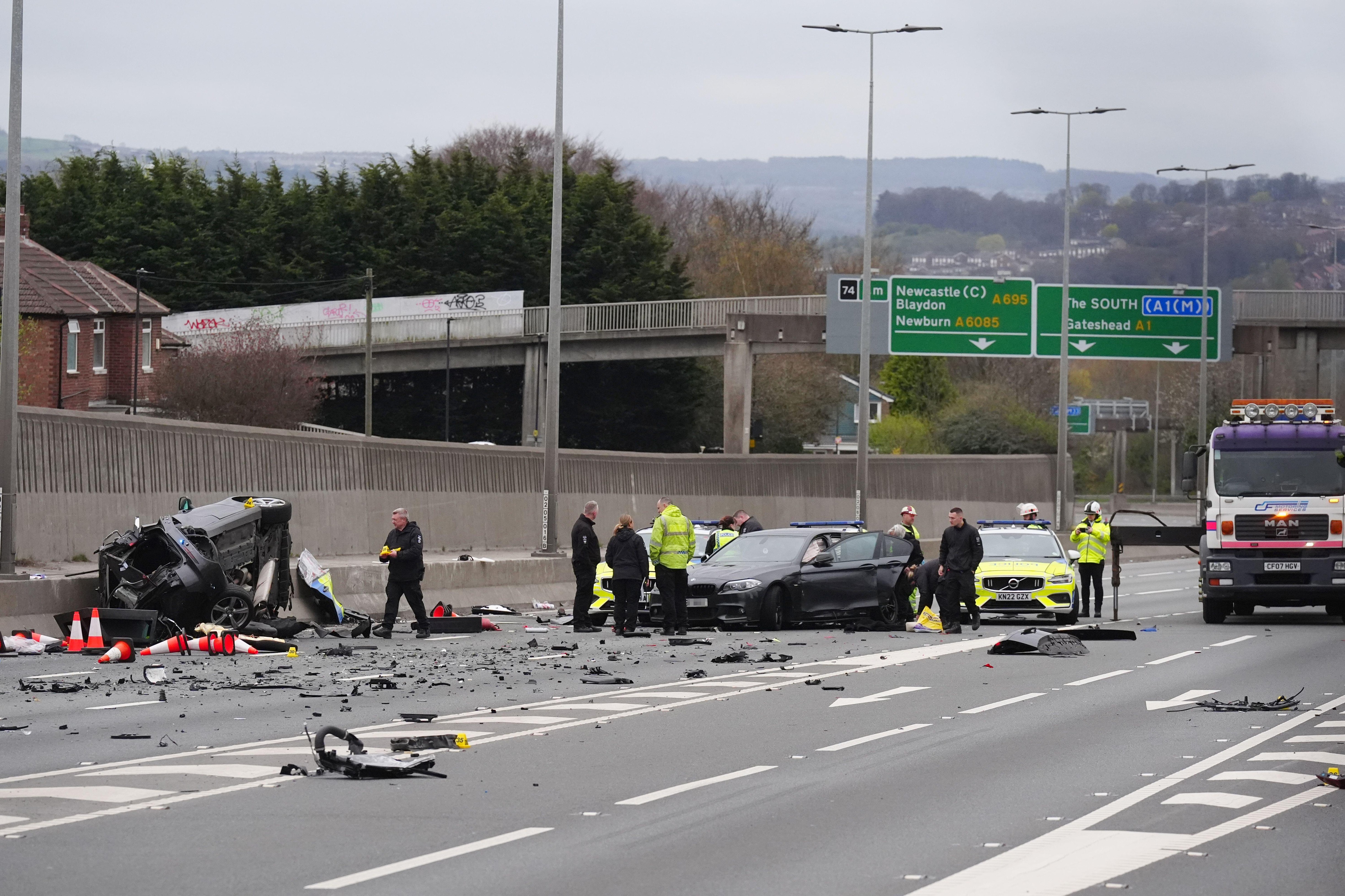 7 ofițeri răniți și 5 mașini de poliție distruse, în urmărirea unui șofer, lângă Newcastle: „Carnagiu absolut”