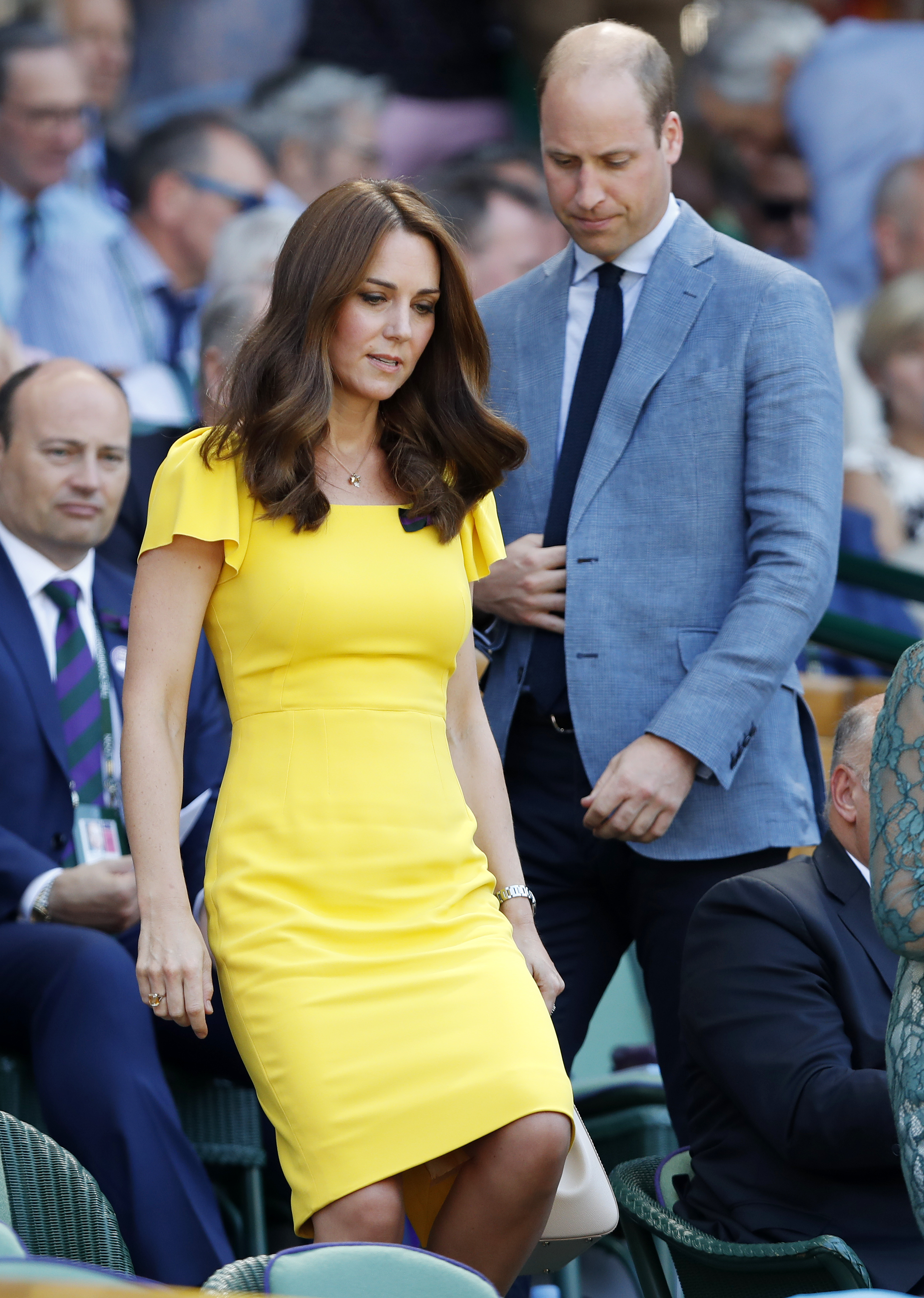 FOTO | Kate Middleton, apariție uimitoare la finala Wimbledon. Alături de cine a stat în tribune