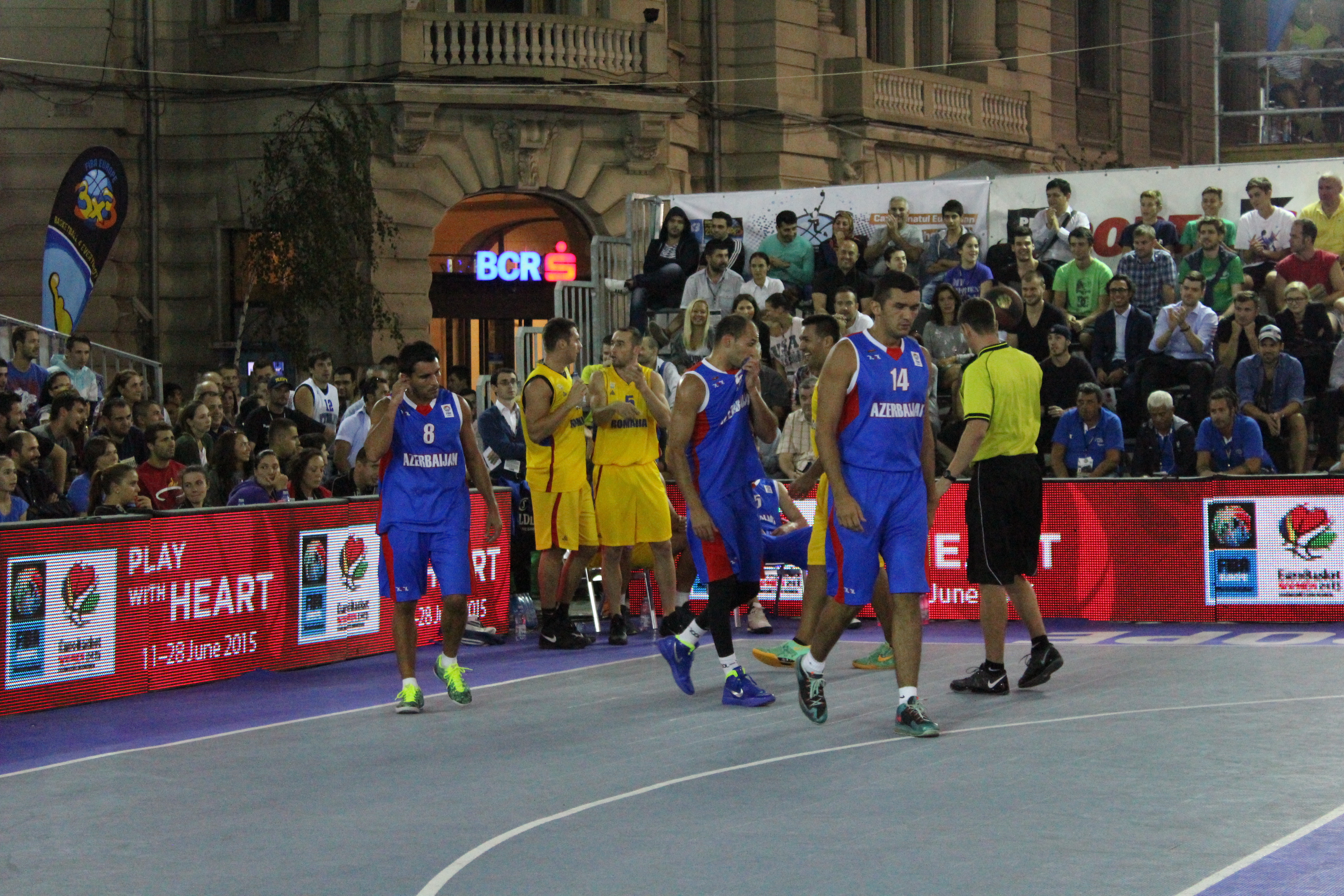 GALERIE FOTO / Echipele României au obţinut victorii pe linie în prima zi a Europeanului de baschet 3x3 