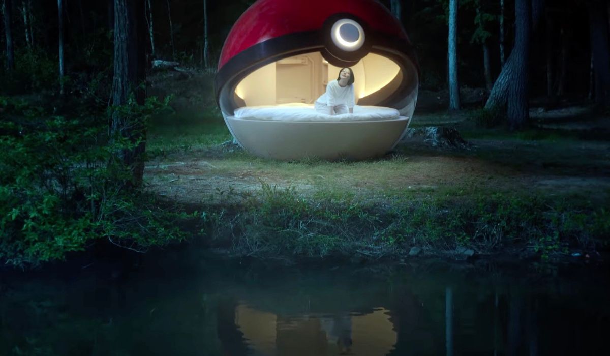 Cum arată camera de hotel în formă de Poké Ball din Japonia