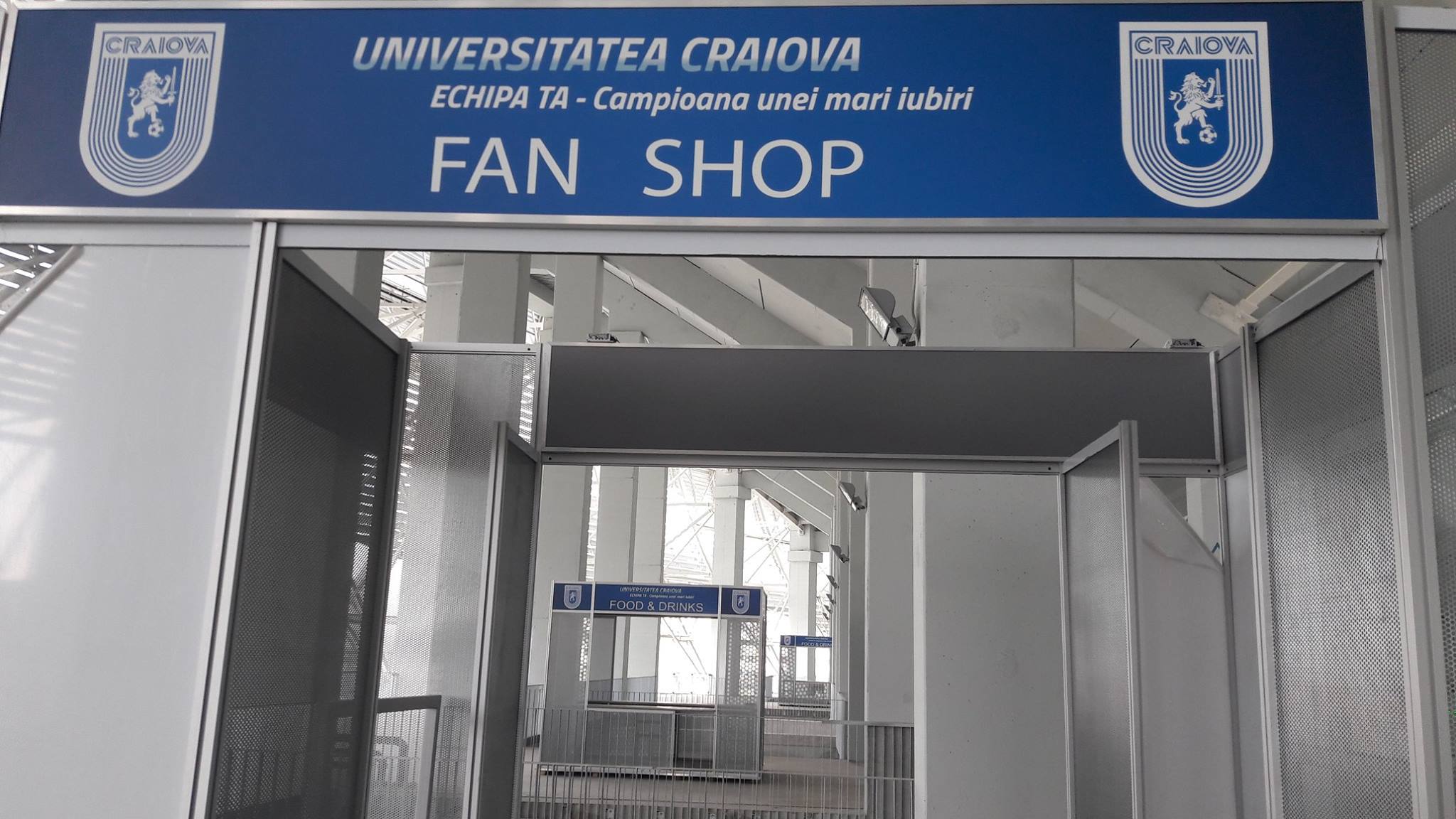 Noua arenă din Craiova are zone pentru ”fast-food” și magazine pentru fani. Urmează recepția și inaugurarea