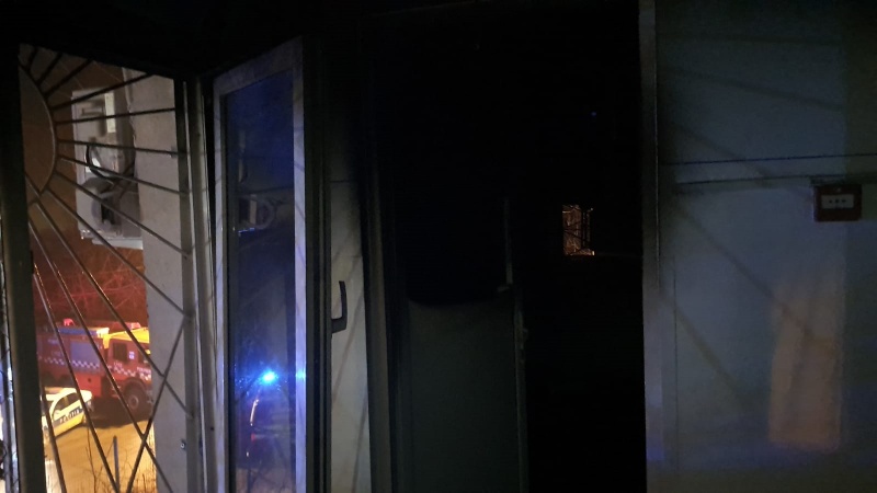 Incendiu la secția de psihiatrie a Spitalului Municipal Roman. 17 pacienţi au fost evacuaţi
