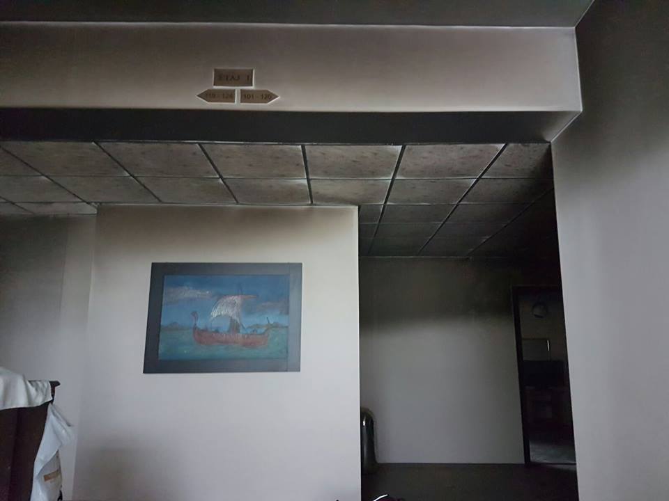 Incendiu la un hotel din Eforie. 15 persoane au fost evacuate FOTO&VIDEO