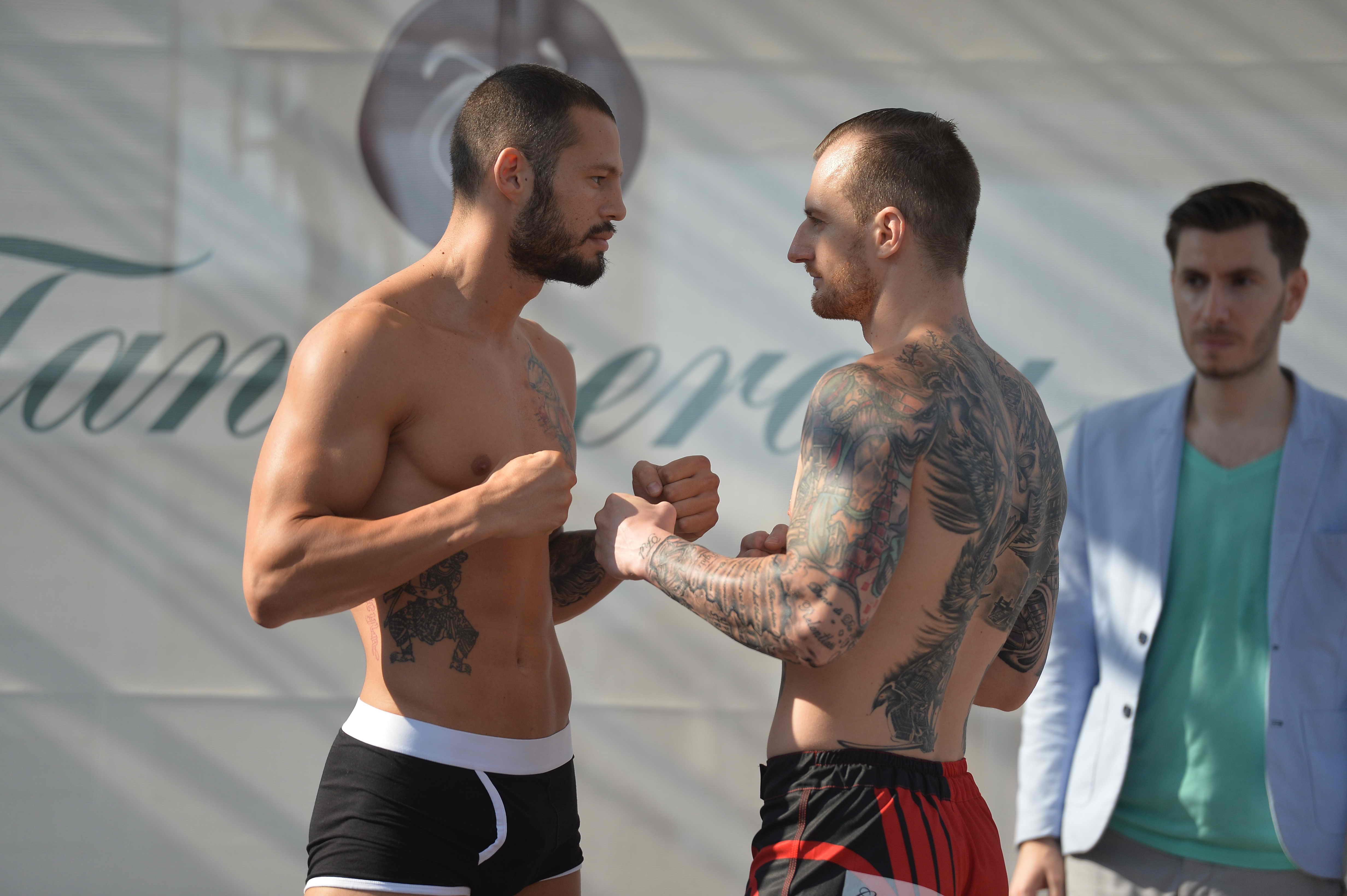 Luptătorii de la Superkombat Mamaia au trecut cu bine de proba cântarului / GALERIE FOTO