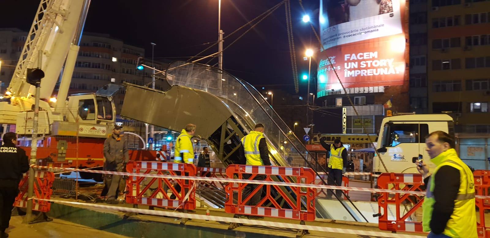 Se schimbă scările rulante din Pasajul Obor. ADP Sector 2: "Se defectau foarte des"