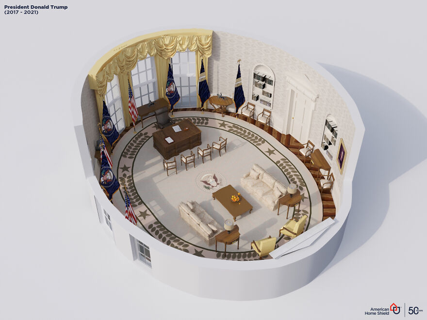 20 de președinți și un birou. Cum s-a schimbat Biroul Oval de-a lungul unui secol și ce modificări a făcut Biden după plecarea lui Trump