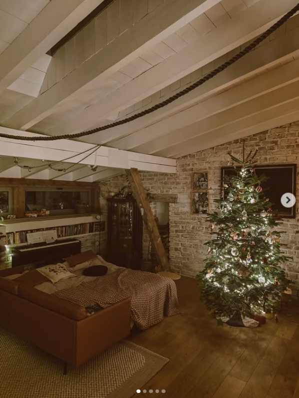 Tradiția pe care Dana Rogoz și familia ei o respectă în fiecare an, după ce împodobesc bradul de Crăciun. Imagini din casa vedetei. „E perfect”
