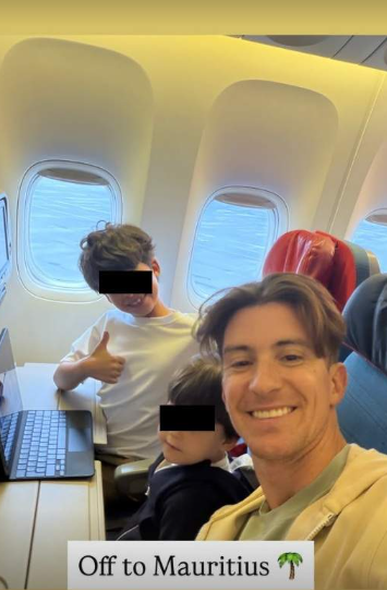 Rareș Cojoc, vacanță în Mauritius cu iubita și cei trei copii