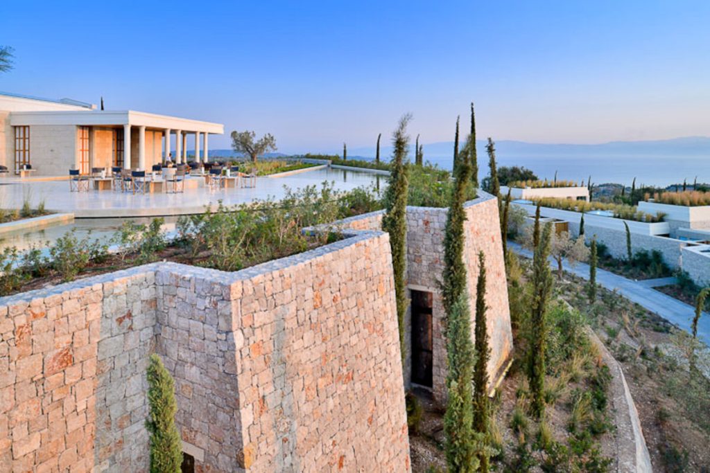 Vila exclusivistă în care Gerard Piqué a petrecut vara, în stațiunea grecească Amanzoe, unde a plătit în jur de 6.000 de euro pe noapte