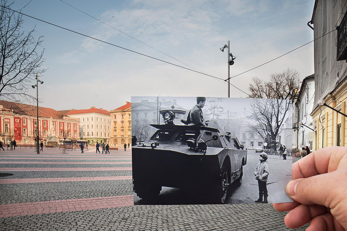 GALERIE FOTO/ Timişoara, la 29 de ani după Revoluţie. Cum arată azi locurile unde, în 1989, s-a murit pentru libertate