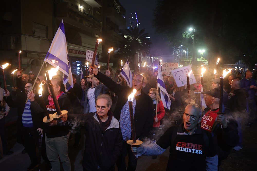 Protest cu mii de oameni în Israel, împotriva guvernului Netanyahu. „Democraţia e în pericol”. FOTO