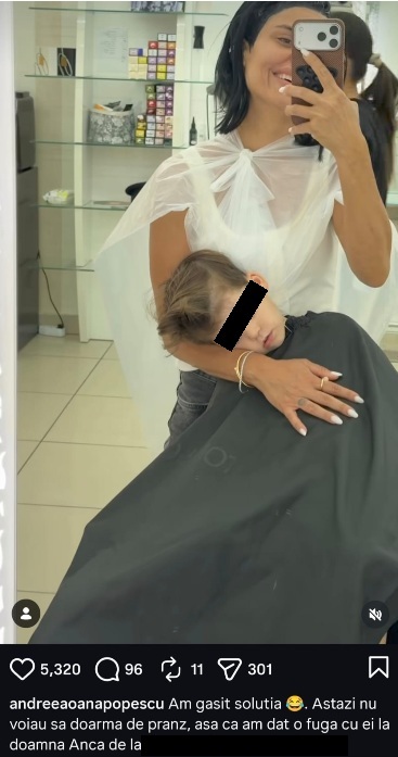 Schimb de replici între Andreea Popescu și mama lui Rareș Cojoc. Ce i-a spus fosta soacră vedetei, pe Instagram. „Am găsit soluția”