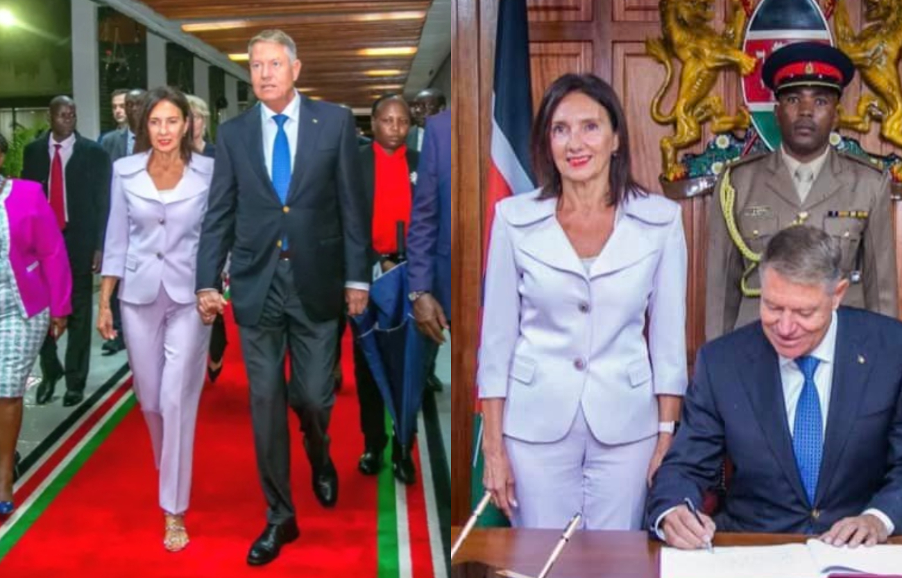 PRIMELE IMAGINI CU IOHANNIS ÎN AFRICA. „Ai venit cu ploaie!”, i-a spus șeful statului kenyan lui Iohannis. Președintele României i-a răspuns cu o vorbă din bătrâni