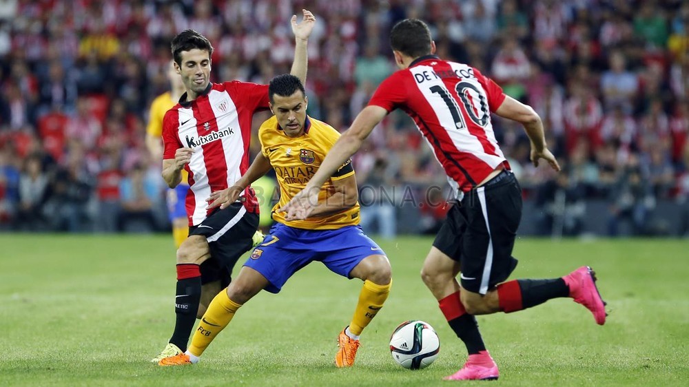 Barcelona a fost masacrată de Athletic Bilbao în prima manşă din Supercupa Spaniei. ^Başcii au deschis scorul de la mijlocul terenului / VIDEO
