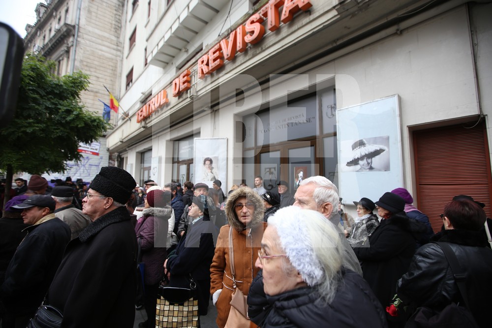UPDATE. Când va fi înmormântată actrița Stela Popescu. Vineri, trupul său a fost depus la Teatrul de Revistă Constantin Tănase (FOTO&VIDEO)