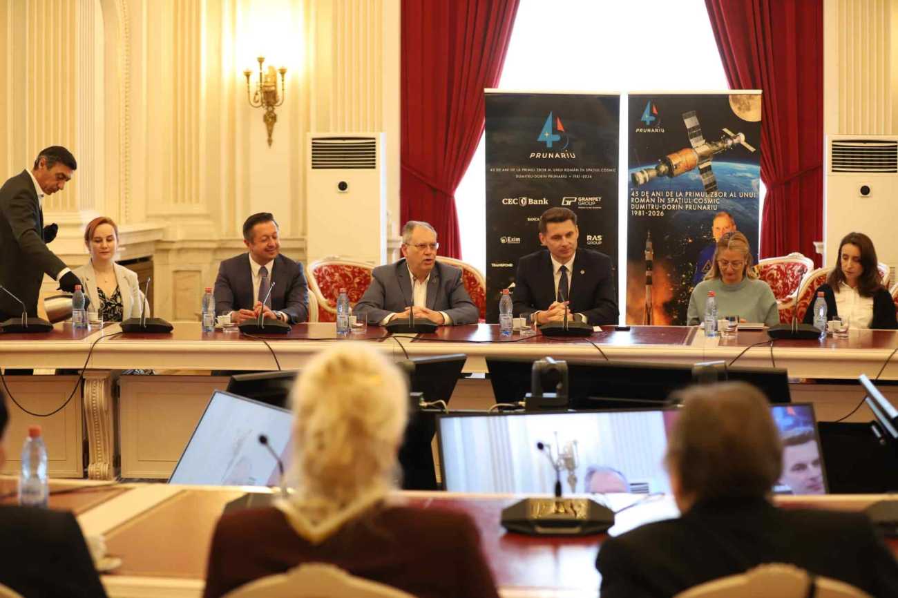 Dumitru Prunariu, singurul român care a zburat în Cosmos, aniversat în Senat după 45 de ani de la misiunea Soyuz 40