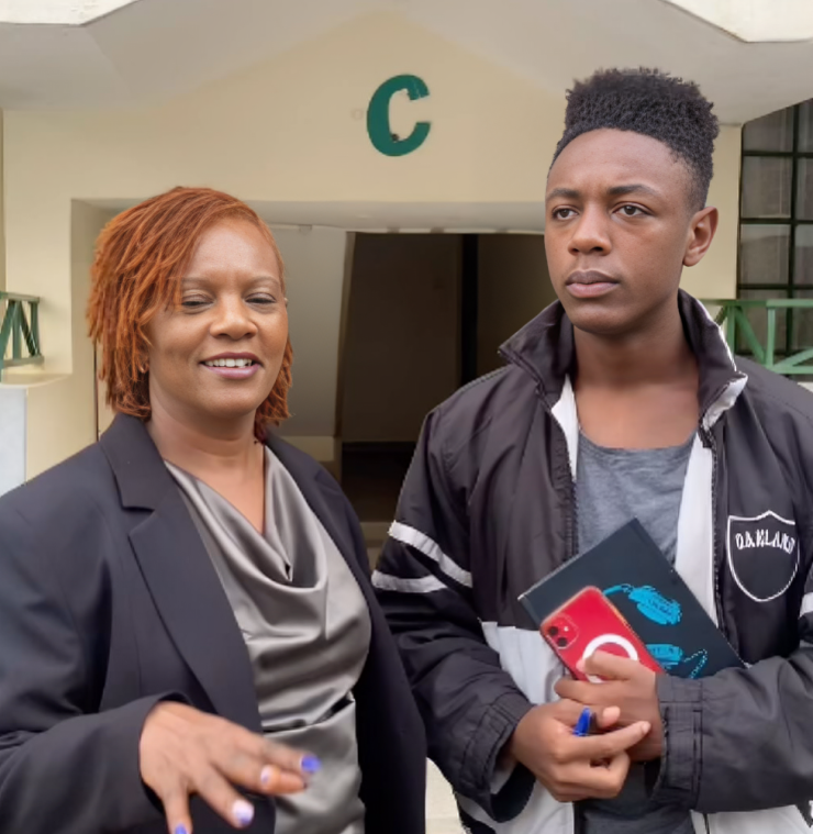 Joyce Gituro left speechless after listening to son Jakes Nyanjom's new music