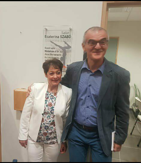 Cum arată azi Kati Szabo, una dintre cele mai mari gimnaste ale României. În vizită la Ambasada României în Franța | FOTO
