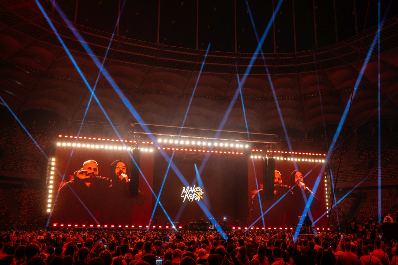 Imagini false cu „dezastrul” de după concertul lui Max Korzh pe Arena Națională din București, distribuite pe rețelele de socializare