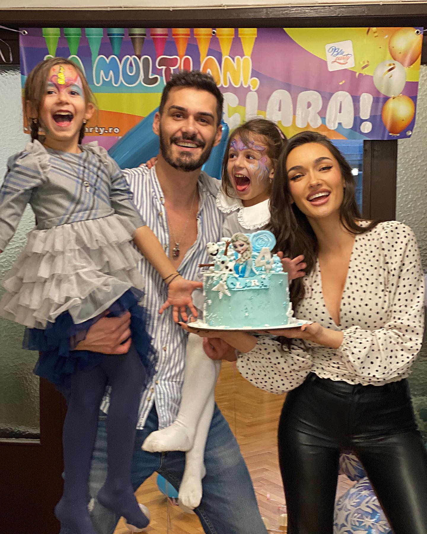 George Burcea, revedere emoționantă cu fetițele sale. Andreea Bălan l-a iertat și au din nou o relație civilizată: „Mami și tati se înțeleg”