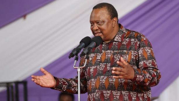 Retired president Uhuru Kenyatta