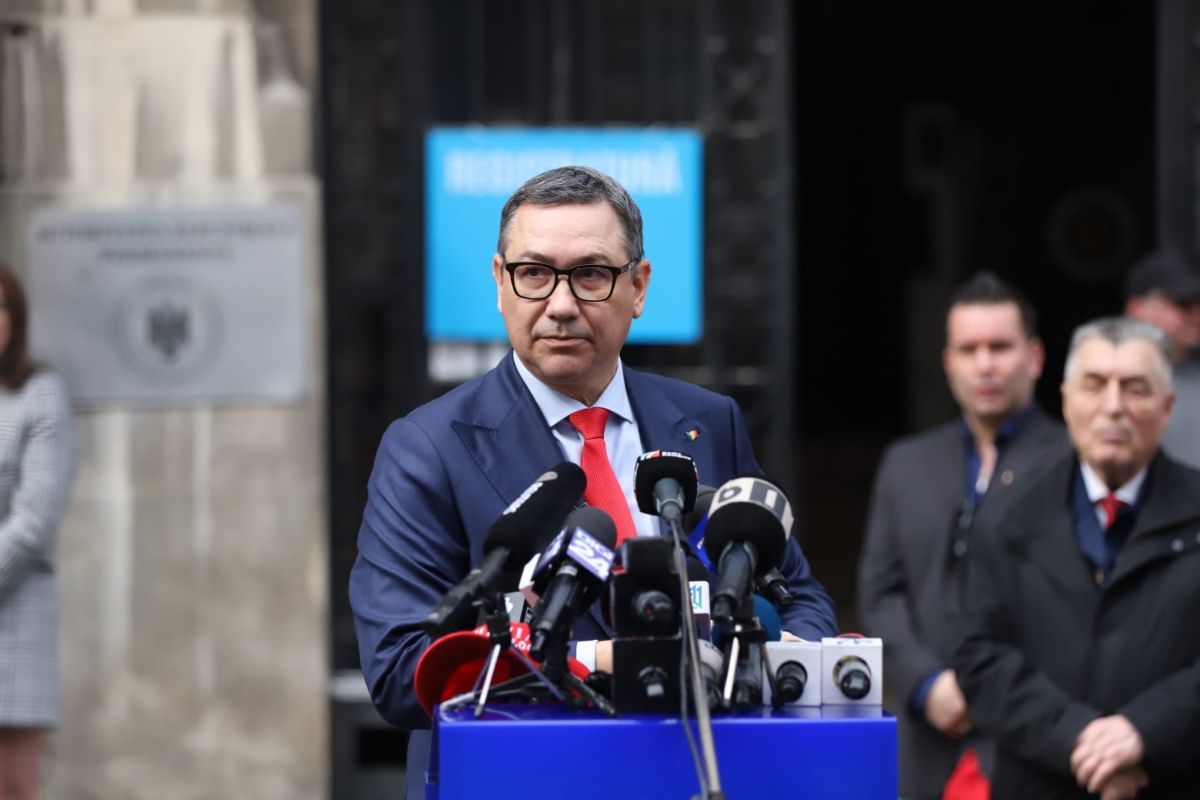 Victor Ponta și-a depus candidatura pentru alegerile prezidențiale