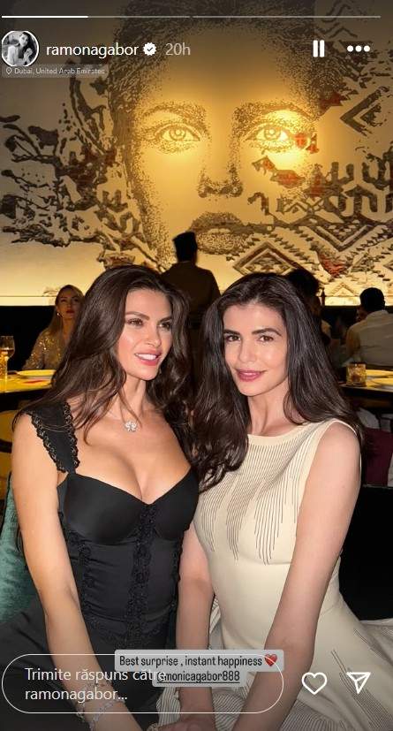 Imagini cu Monica și Ramona Gabor în Dubai. Cum a apărut fosta soție a lui Irinel Columbeanu