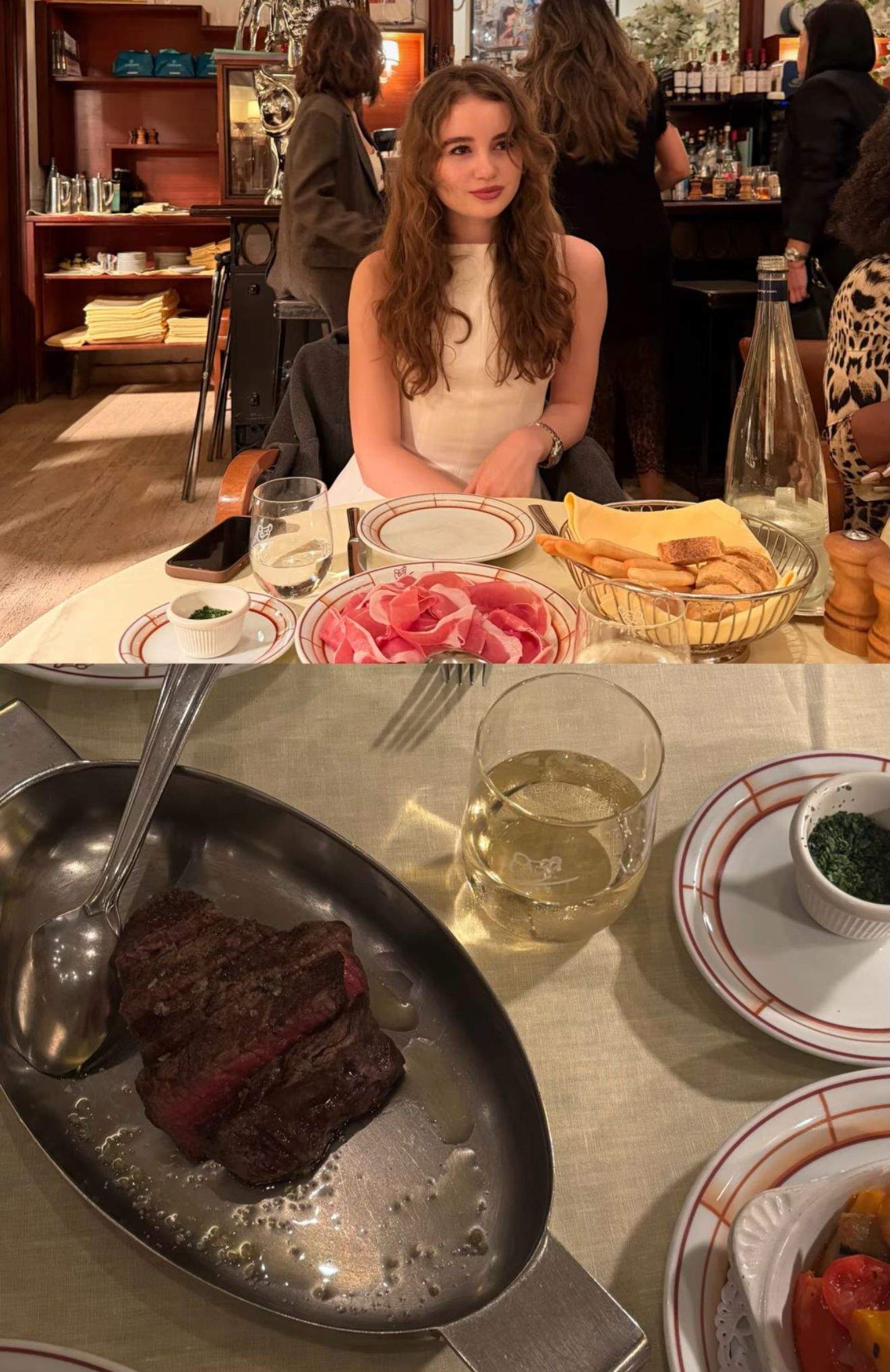 Imagini cu Monica Gabor și fiica ei, Irina, într-un restaurant de lux din New York. Cele două au atras atenția tuturor