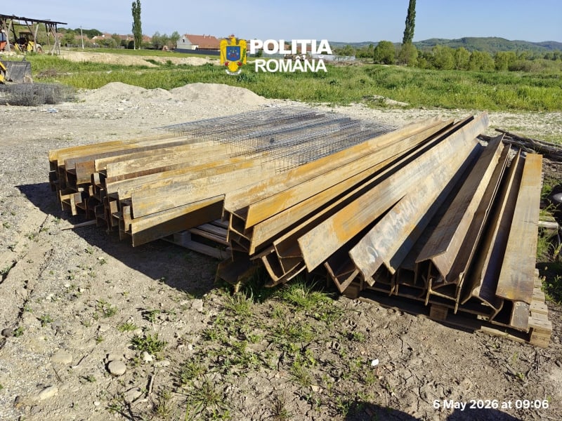 Spaniolii care modernizează calea ferată între Lugoj și Timișoara aduceau ziua șinele de tren, iar noaptea românii le furau