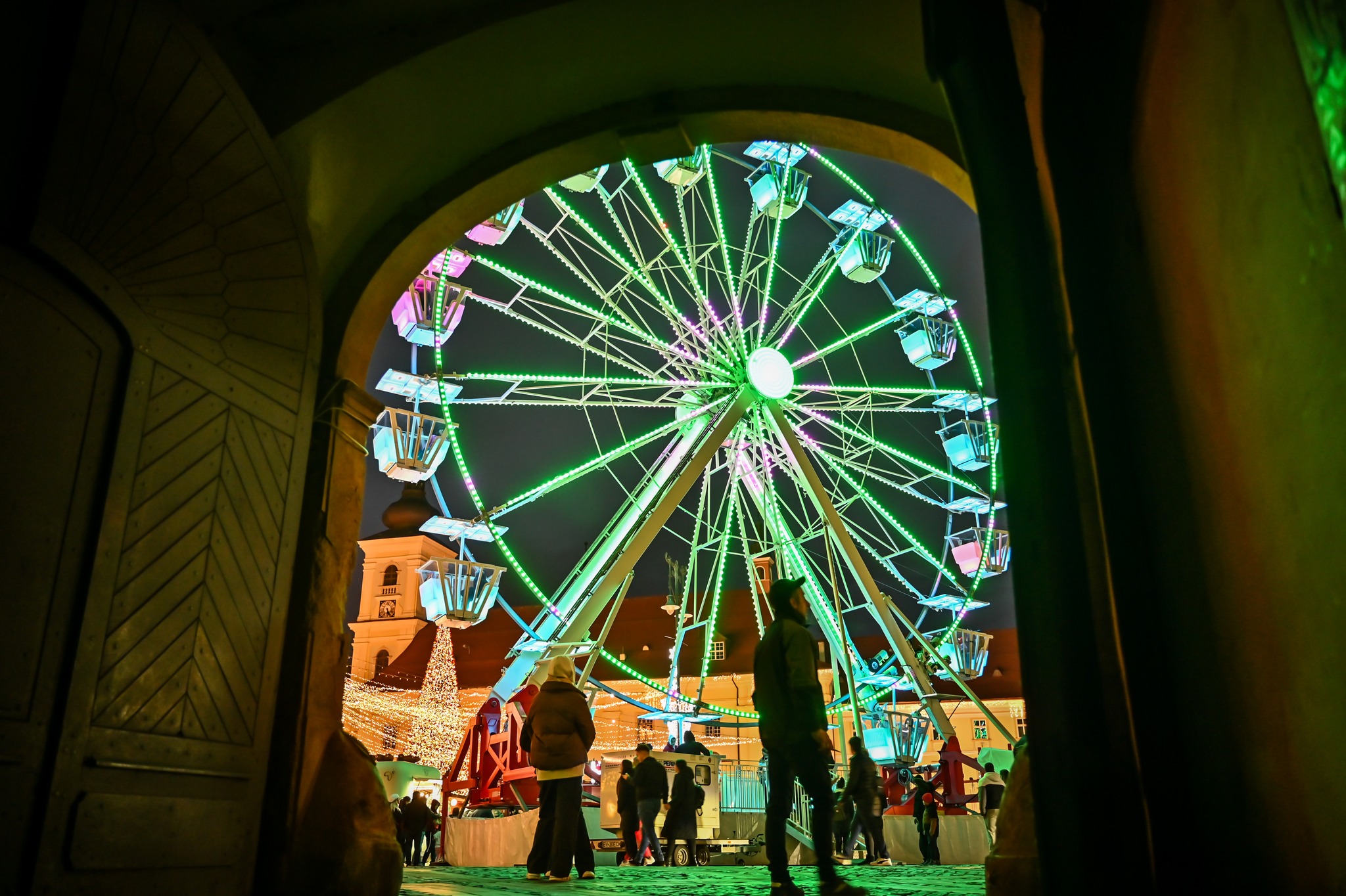 FOTO. Cum arată târgul de Crăciun de la Sibiu și care sunt principalele atracții din acest an