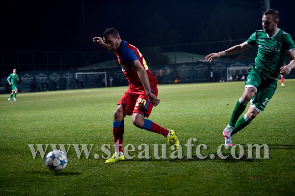 Steaua - Ludogoreț 0-3, în rejucarea play-off-ului din 2014. ^Moți: ”Îmi place să bat Steaua și când joc în fața blocului!” / FOTO&VIDEO