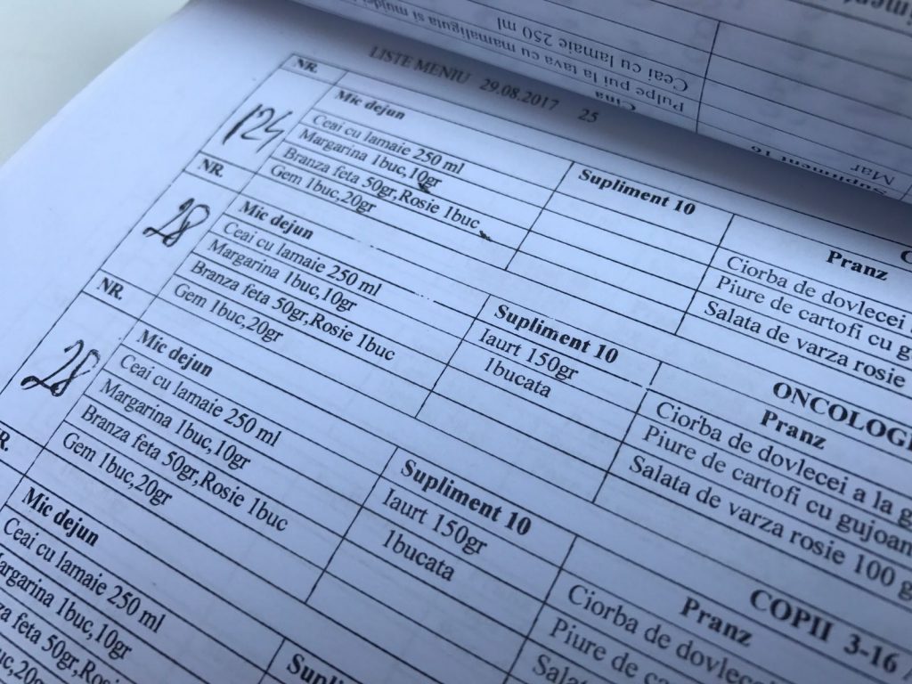 Mâncare expirată pentru pacienții Spitalului Județean de Urgență Constanța. Neregulile descoperite de inspectorii OPC