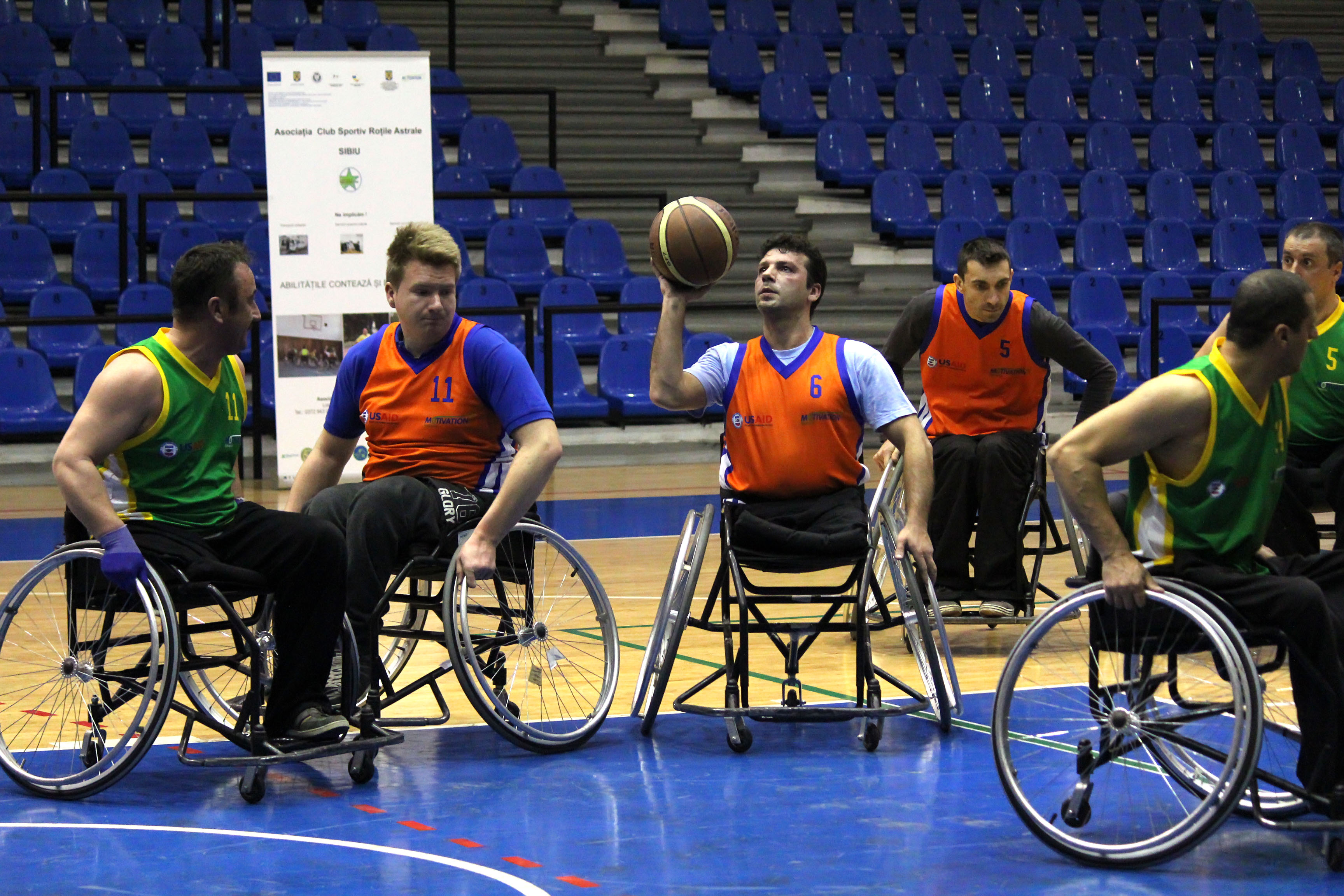 Exemplu de ambiție și voință de a face sport. ACS Supernova Neamţ a câştigat prima ediţie a Cupei Municipiului Ploieşti la baschet în scaun rulant / FOTO