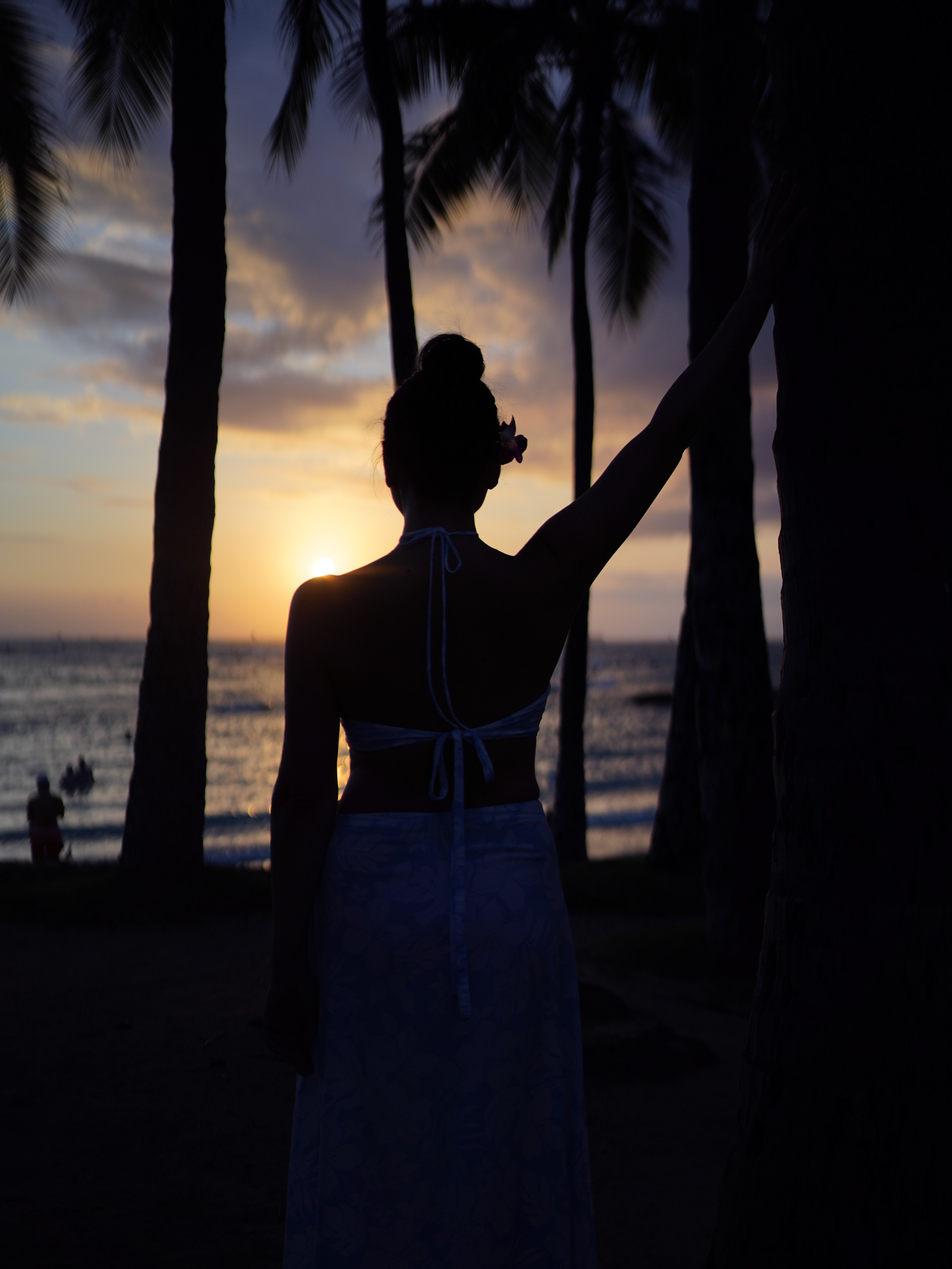 Corina Caragea în Hawaii (Honolulu - Waikiki)