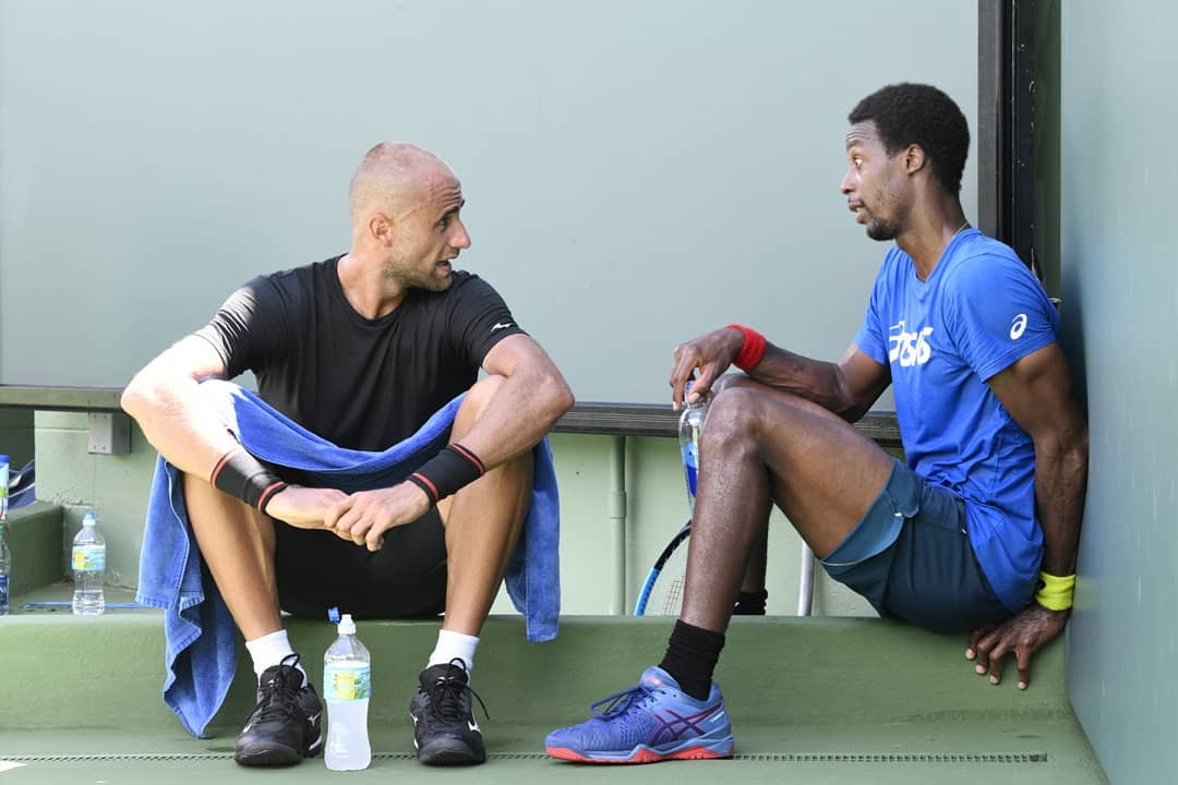 Marius Copil, antrenament cu Gael Monfils. Românul și francezul pregătesc US Open / GALERIE FOTO