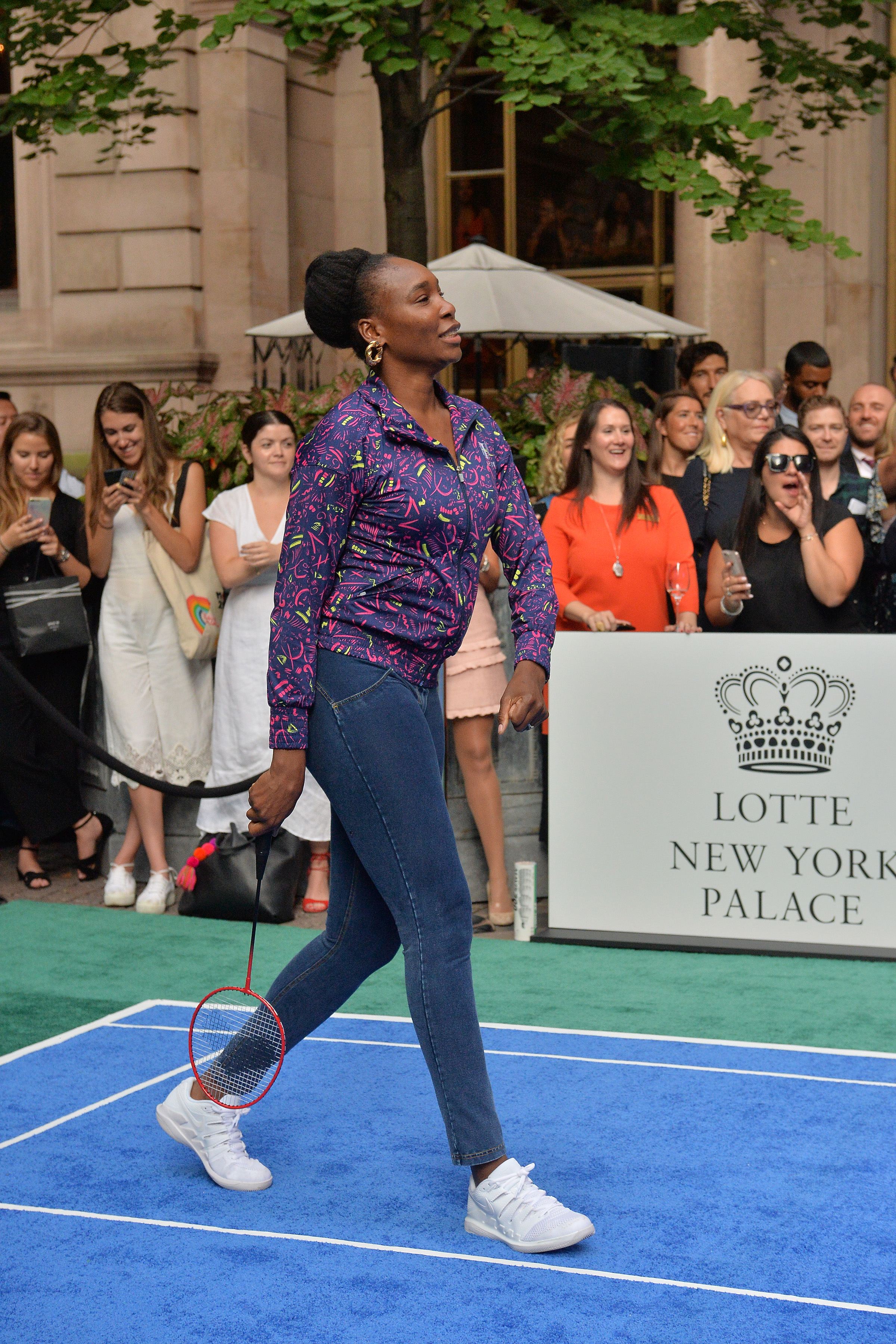 Serena Williams l-a învins pe Nadal într-o partidă de badminton / GALERIE FOTO