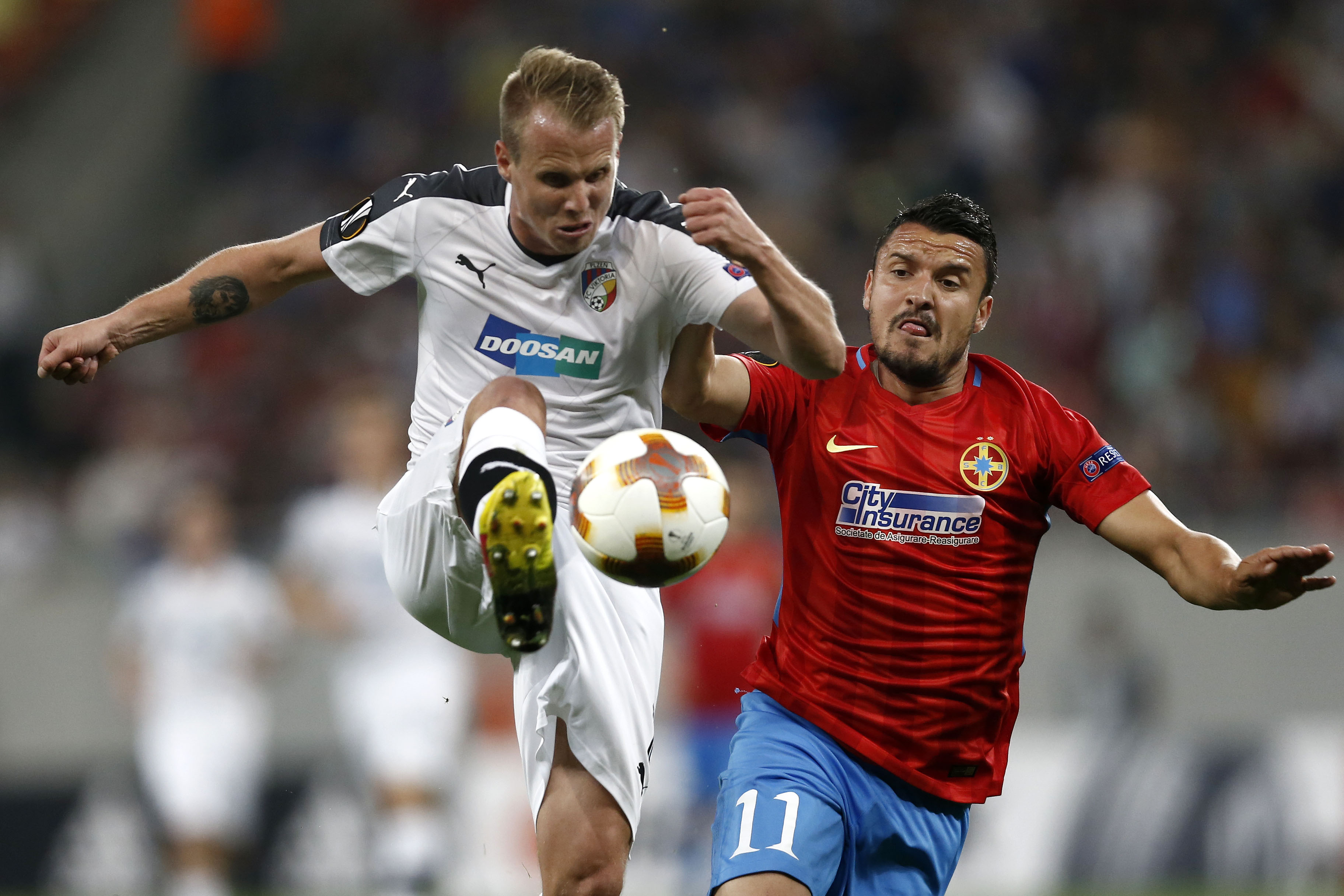 Liga Europa, FCSB - Viktoria Plzen 3-0. Seară glorioasă. Se ridică steaua lui Dică. Dublă de efect pentru Budescu. Trupa lui Becali, liderul Grupei G