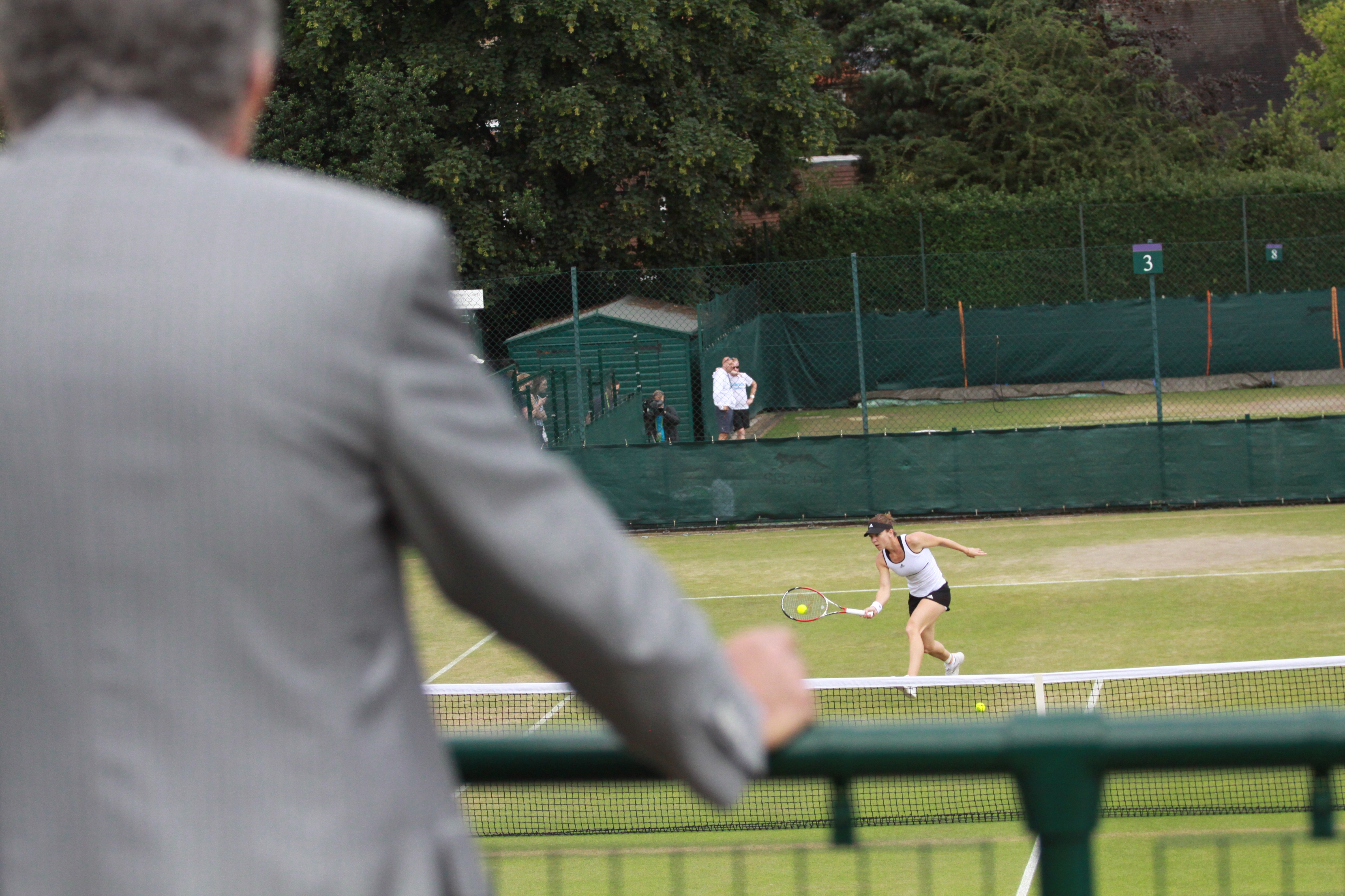 GALERIE FOTO/ Simona Halep s-a antrenat sub privirile lui Țiriac