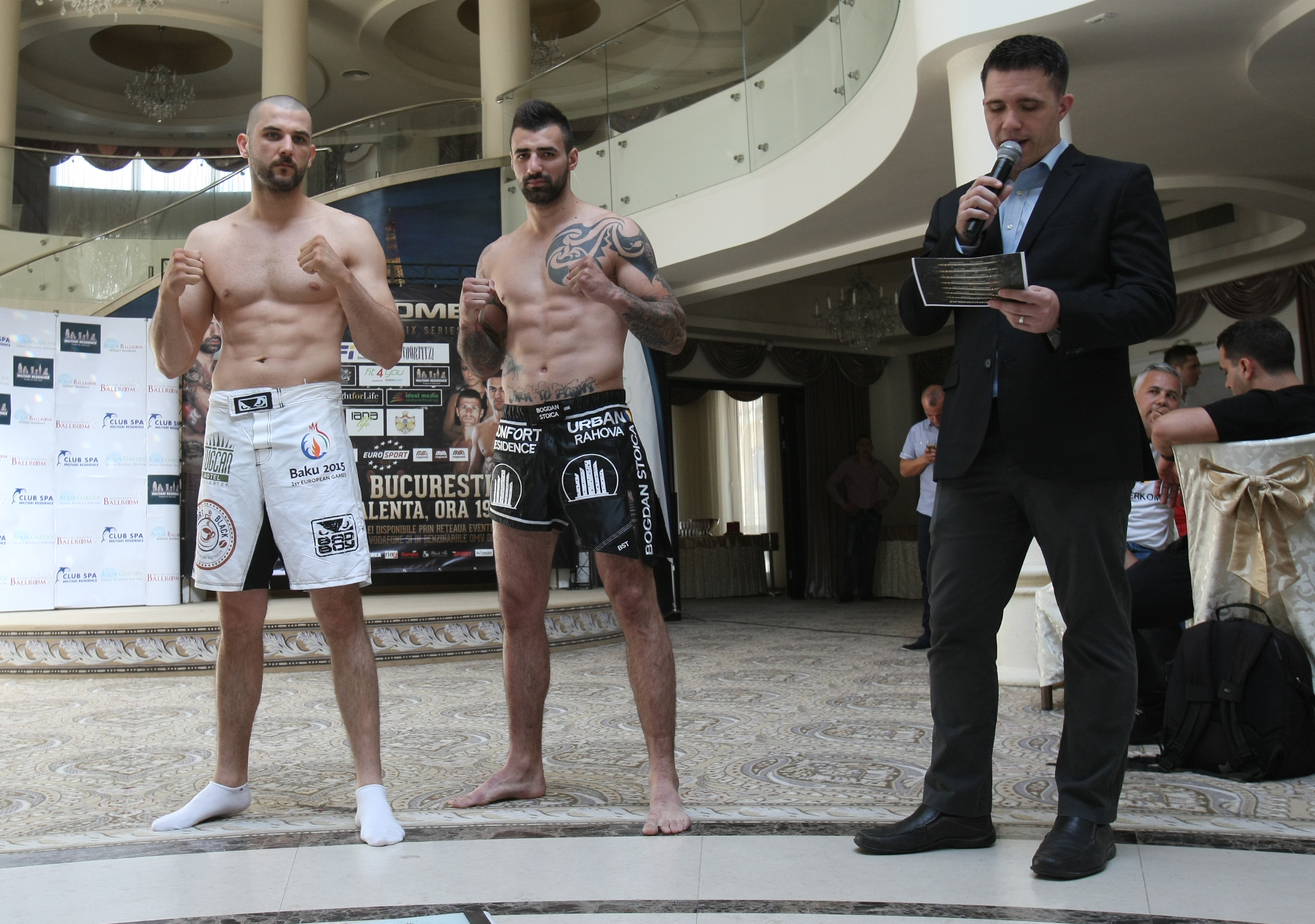 Luptătorii de la Superkombat București au trecut cu bine de proba cântarului oficial / GALERIE FOTO