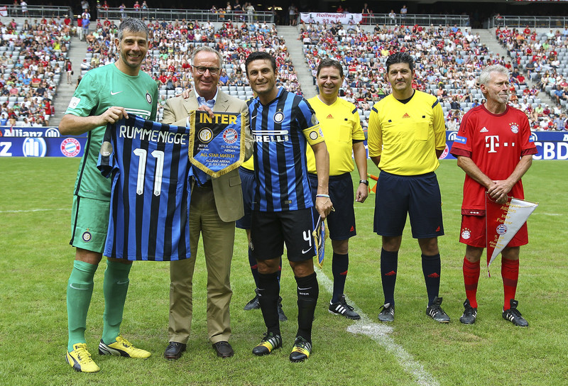 Cristi Chivu a revenit cu succes pe gazon, în demonstrativul Inter Forever - Bayern All Stars / GALERIE FOTO&VIDEO