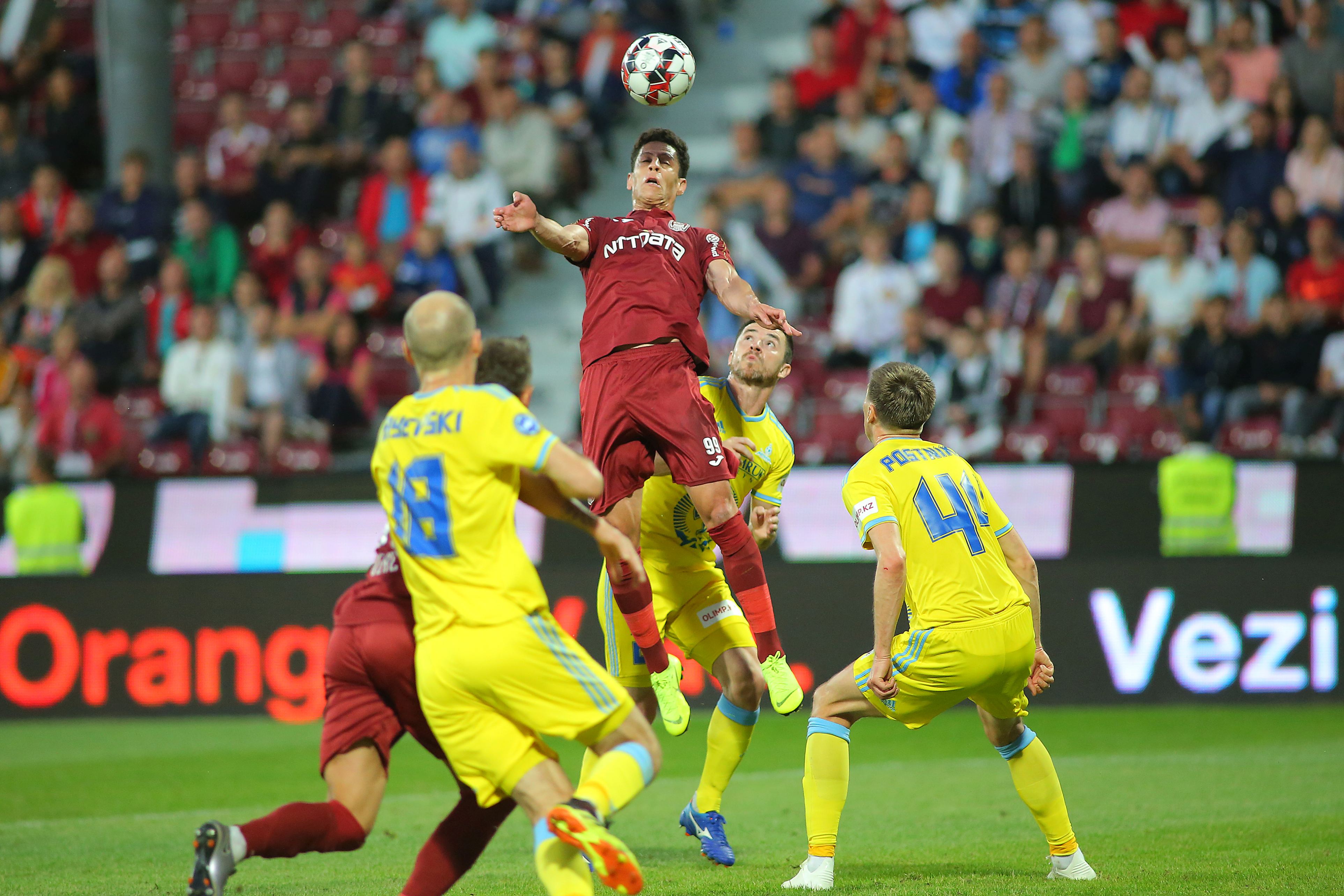 CFR Cluj - Astana 3-1, în turul 1 preliminar în Liga Campionilor. Billel Omrani, omul care a adus calificarea. Urmează Maccabi Tel Aviv