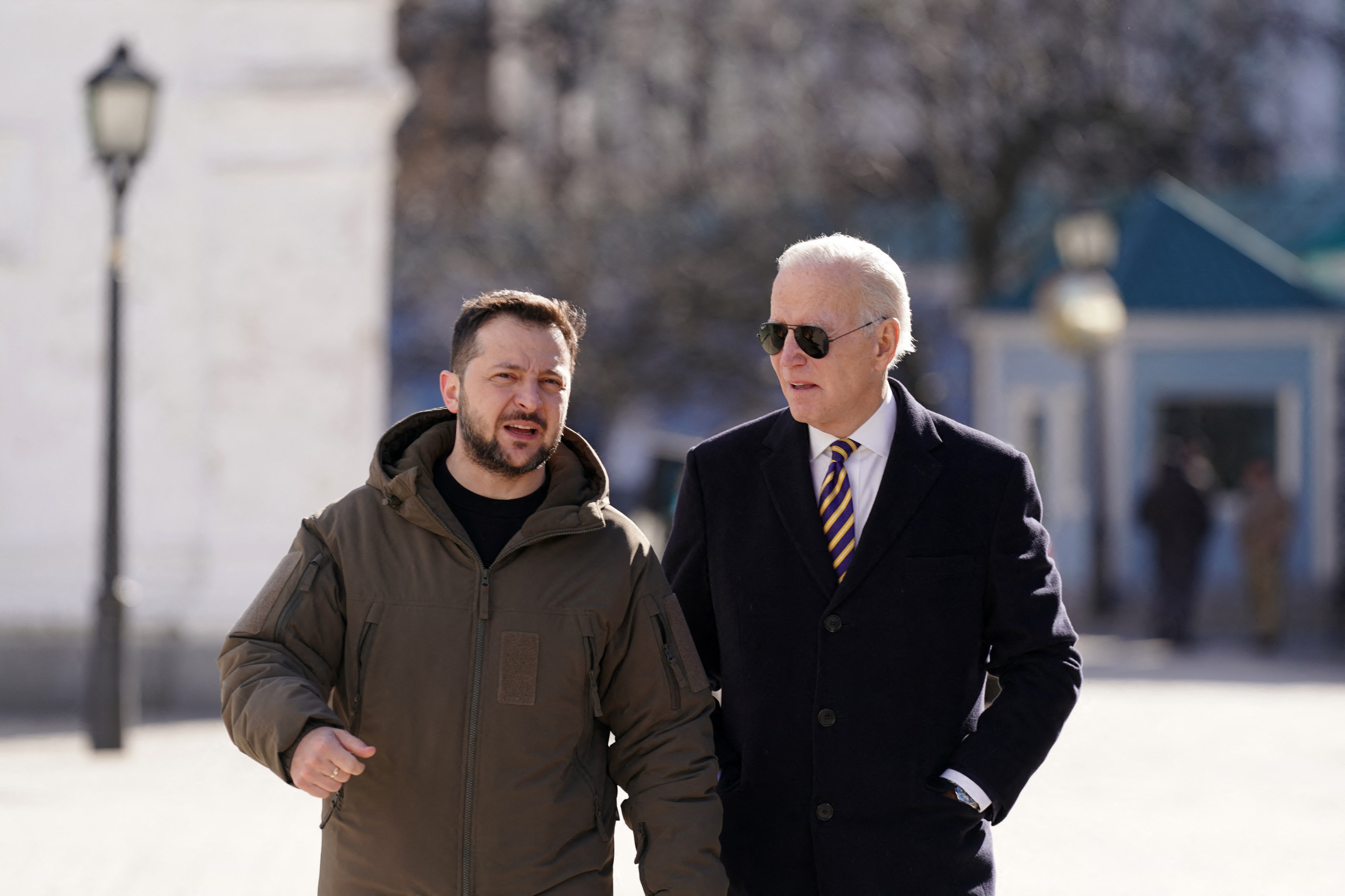 Joe Biden, vizită-surpriză la Kiev, după aproape un an de război. Mesajul transmis lui Vladimir Putin de președintele american - VIDEO