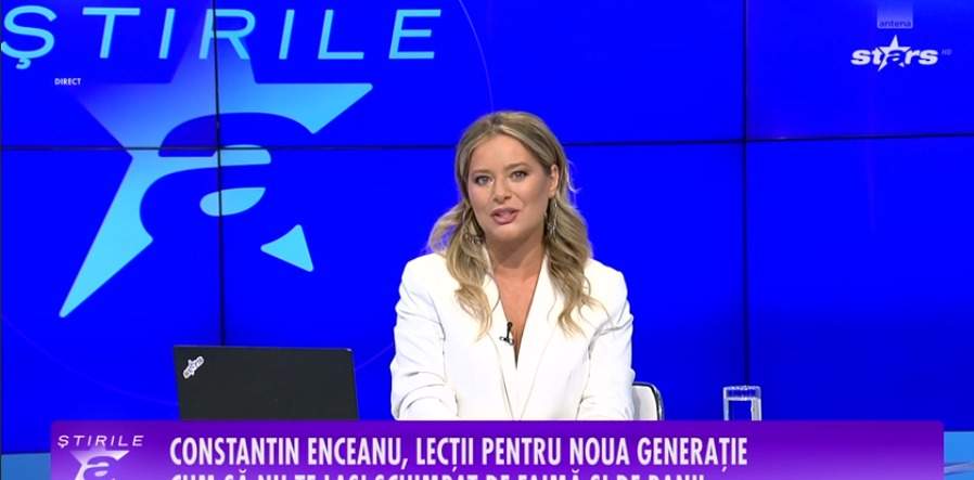 Laura Cosoi, în locul Geaninei Ilieș, la pupitrul știrilor Antena Stars. „Bună dimineața! Nu este o iluzie optică”
