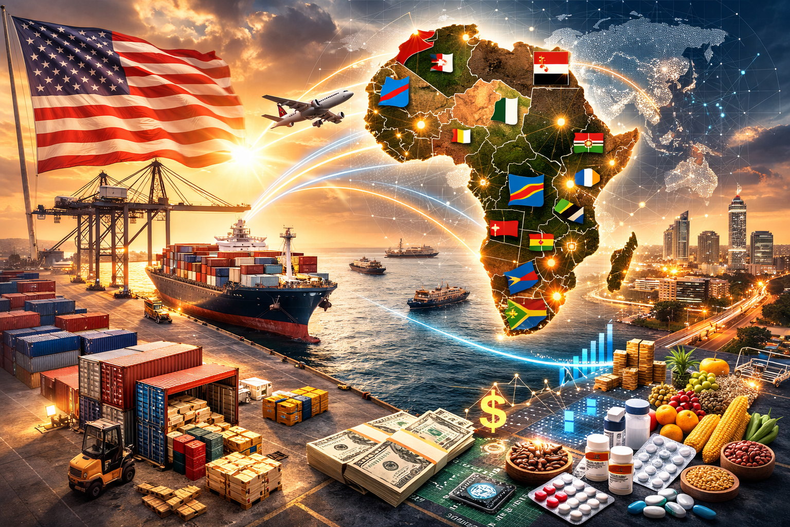 Top 10 African countries the United States made the most money from last year