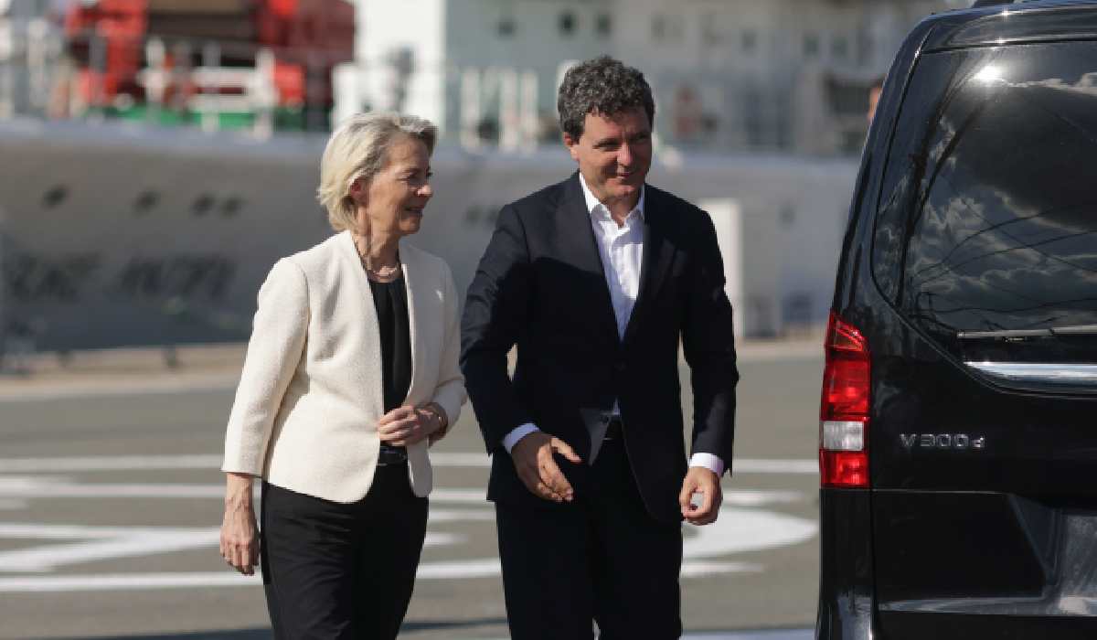 Nicușor Dan, conferință de presă cu Ursula von der Leyen pe țărmul Mării Negre. „Vizita reflectă importanța geostrategică a Portului Constanța” / „Dragă Nicușor...”  I VIDEO