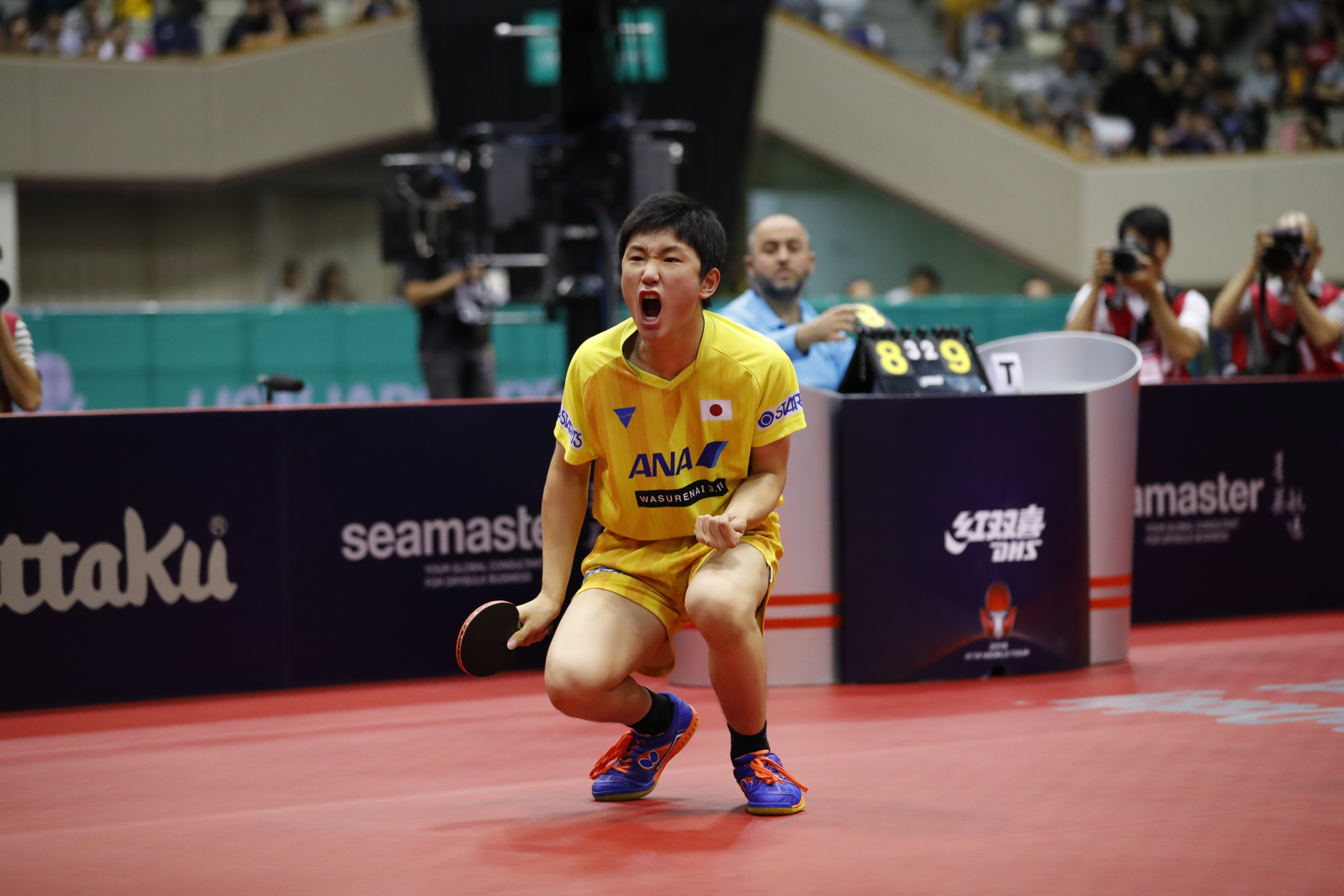 Surpriză uriașă la Openul Japoniei de tenis de masă. Ma Long, învins de Harimoto, puștiul-minune de 14 ani / GALERIE FOTO&VIDEO
